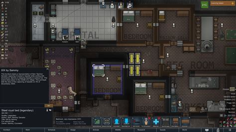 royal bed rimworld